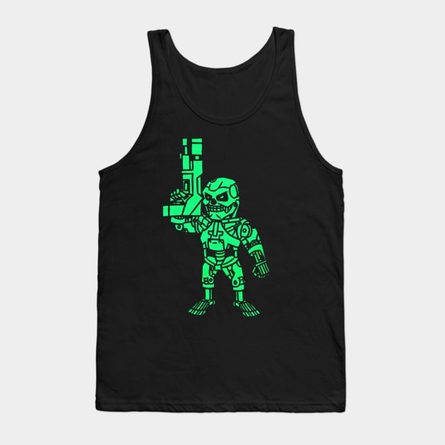 Cyborg Perk Tank Top by KingVego